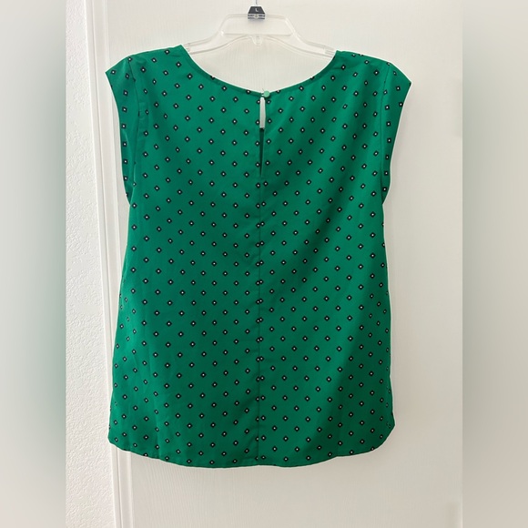 Merona Pretty Green Cap Sleeve Top Blouse. Size Medium - Picture 4 of 7